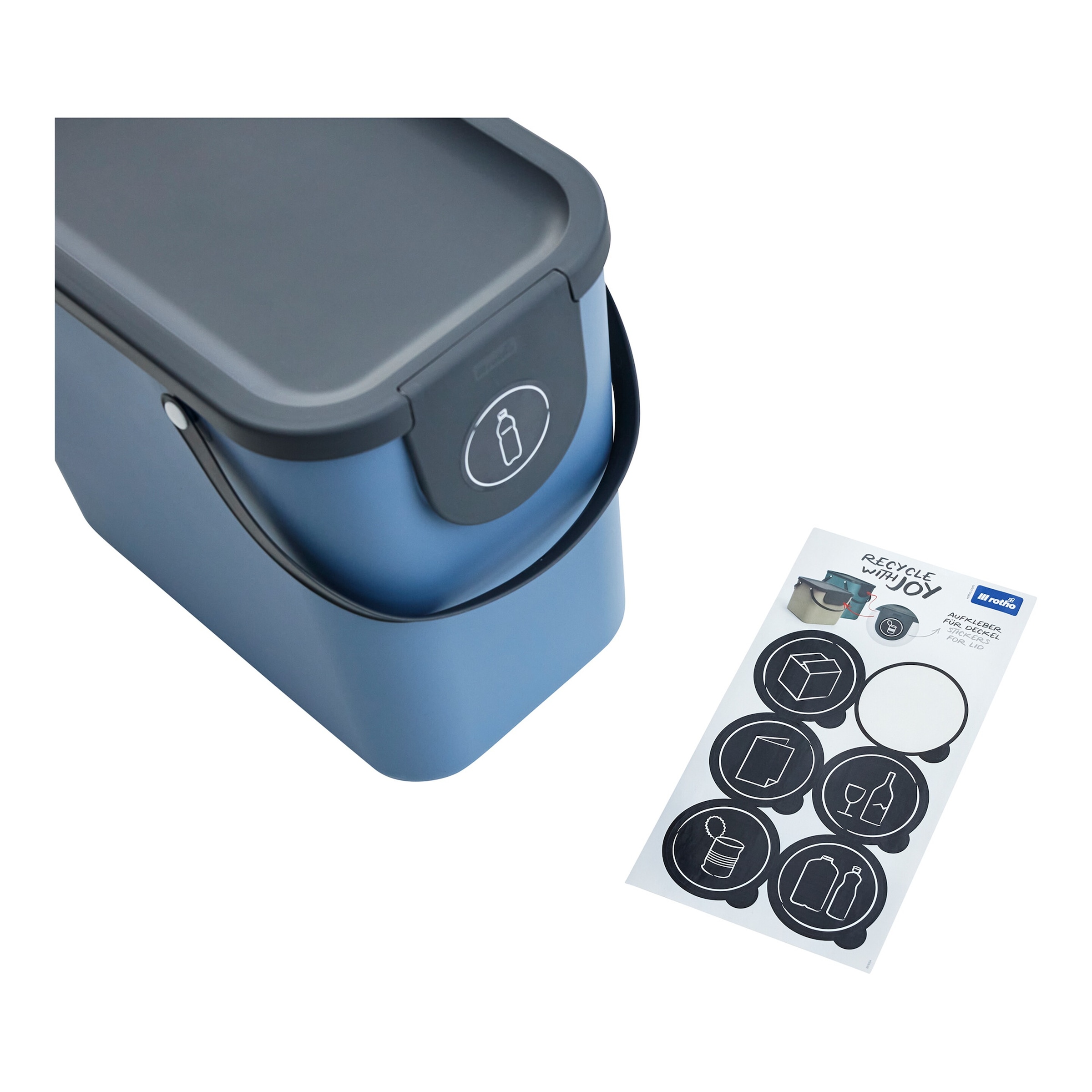 Recycling Müllsystem "ALBULA", 25 l, blau