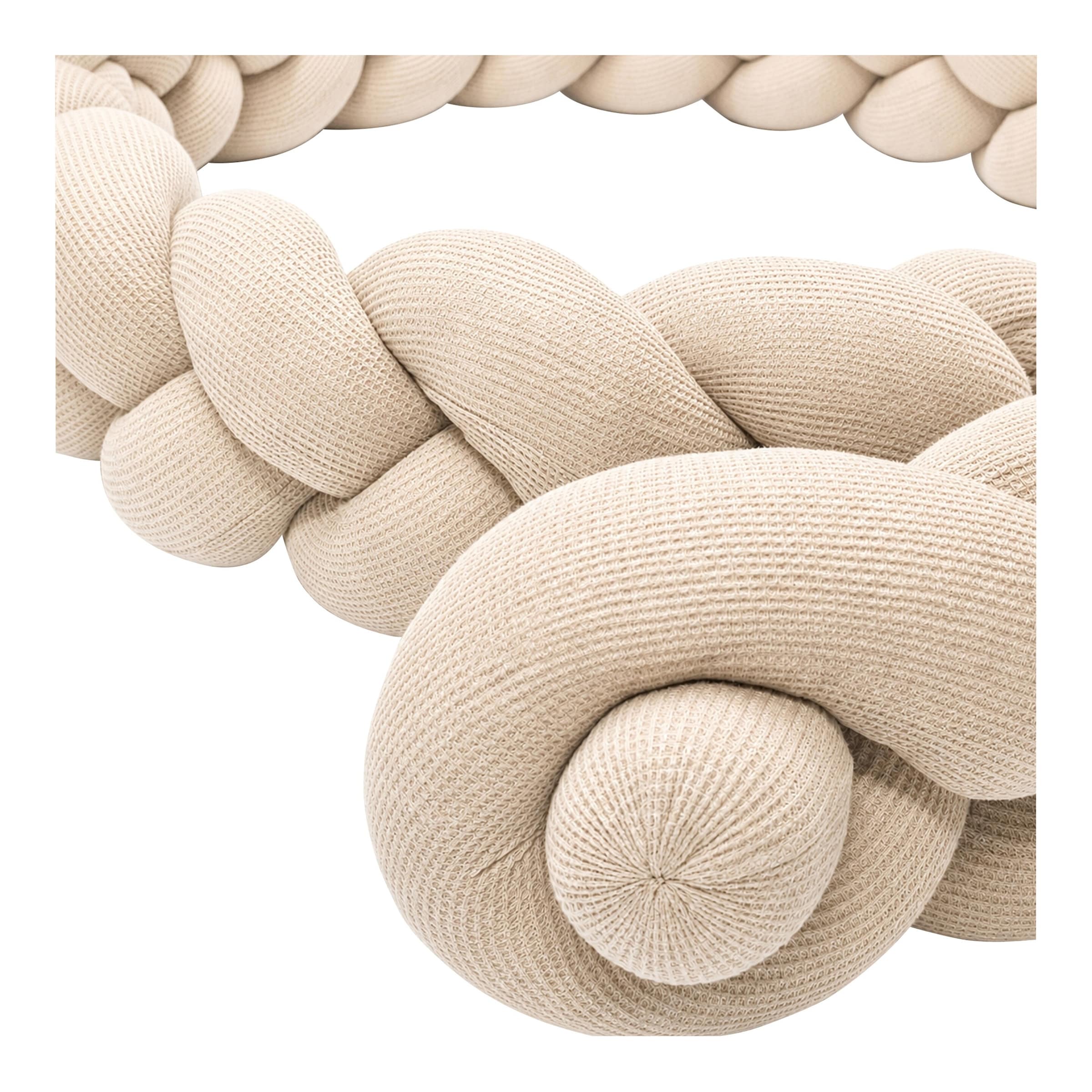 Nordic Coast Company Nestchenschlange Waffelpiqué 200 cm