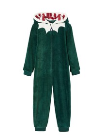 Jungen Plüsch-Overall, Onesie „Wichtel“
