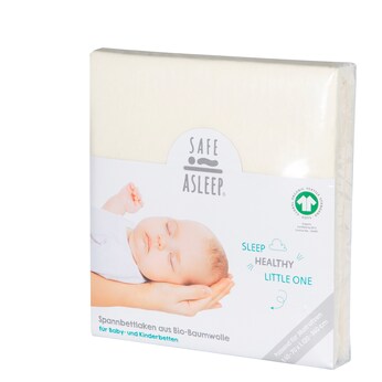 Spannbettlaken, 70x140 cm und 60x120 cm  safe asleep®