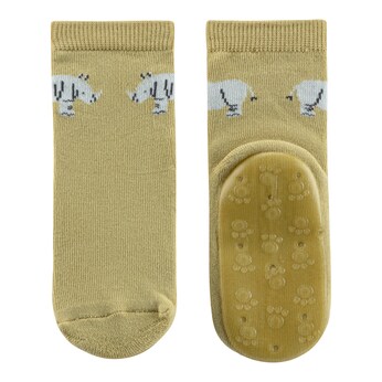 2er-Pack ABS-Socken Fliesen Flitzer Nashorn Auto