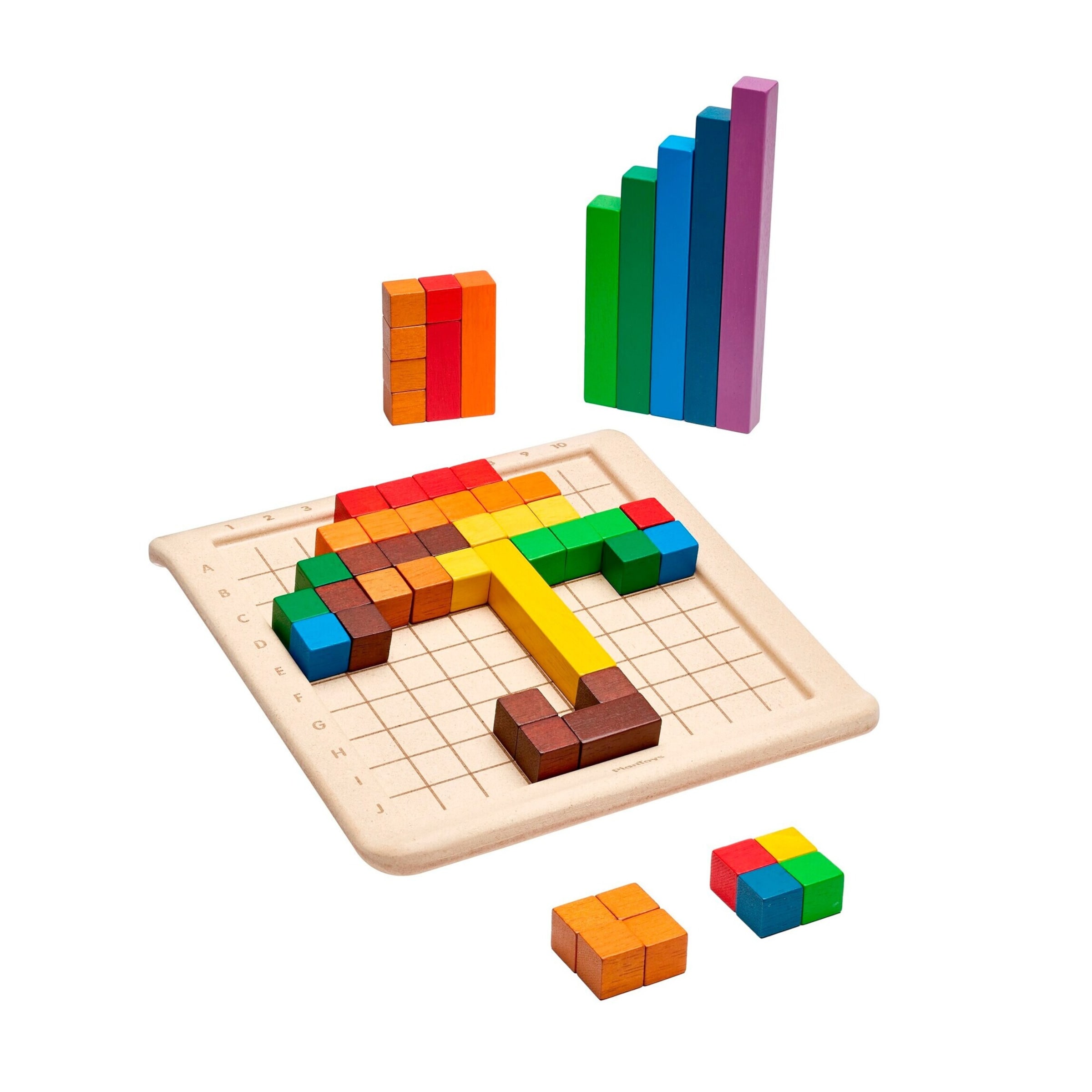 Plantoys Mathe-Blöcke und Stäbe