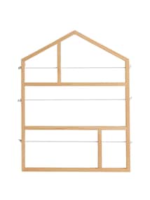 Kinderzimmer Wand-Fotohalter aus Holz, Hausform