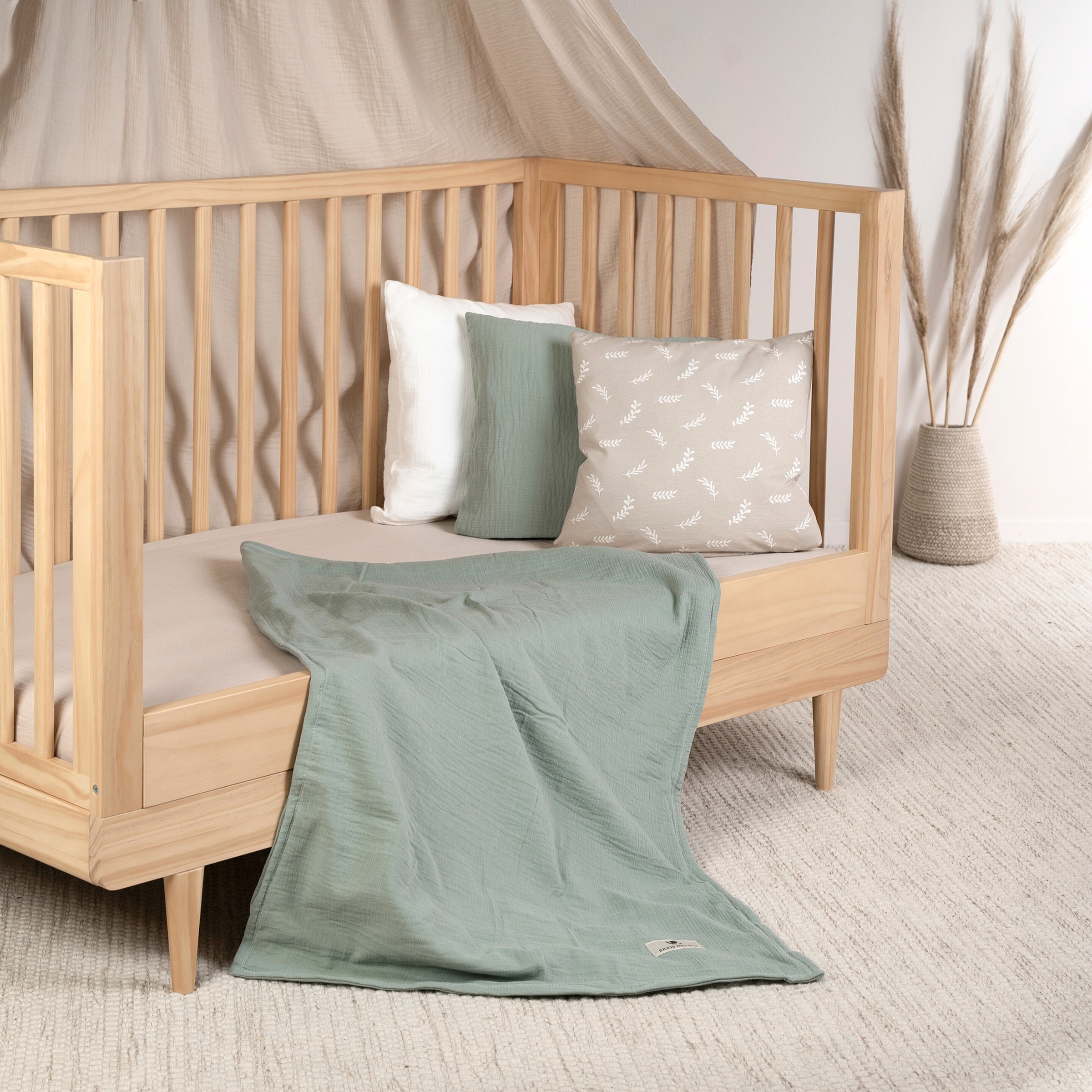 Thumbnail - Julius Zöllner Babydecke Terra Musselin 70x100 cm