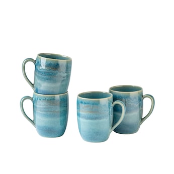 Kaffeebecher-Set, Steinzeug TIEFER SEE