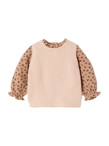 Baby Pullover mit 2-in-1-Effekt