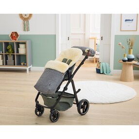 Winterfußsack Lammfell Lille für Kinderwagen, Buggy