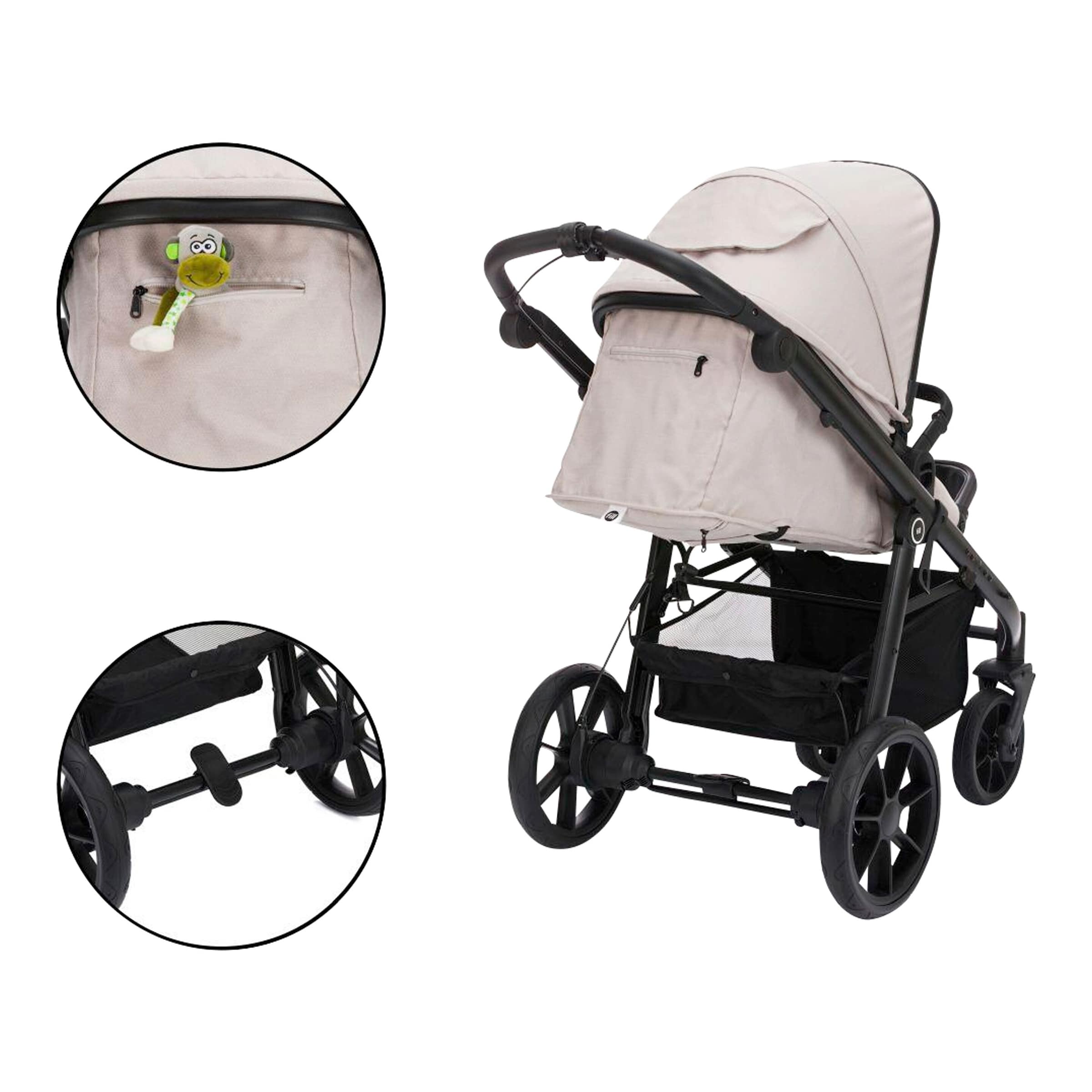 Thumbnail - Fillikid Kinderwagen Voyager braun