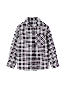 Jungen Holzfällerhemd mit Print hinten