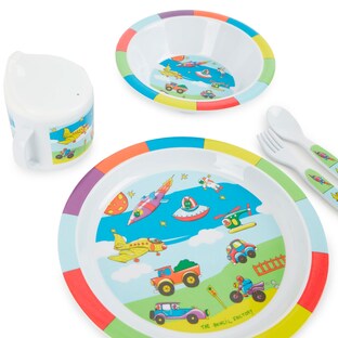 Baby Geschirrset Fahrzeuge 5-teiliges