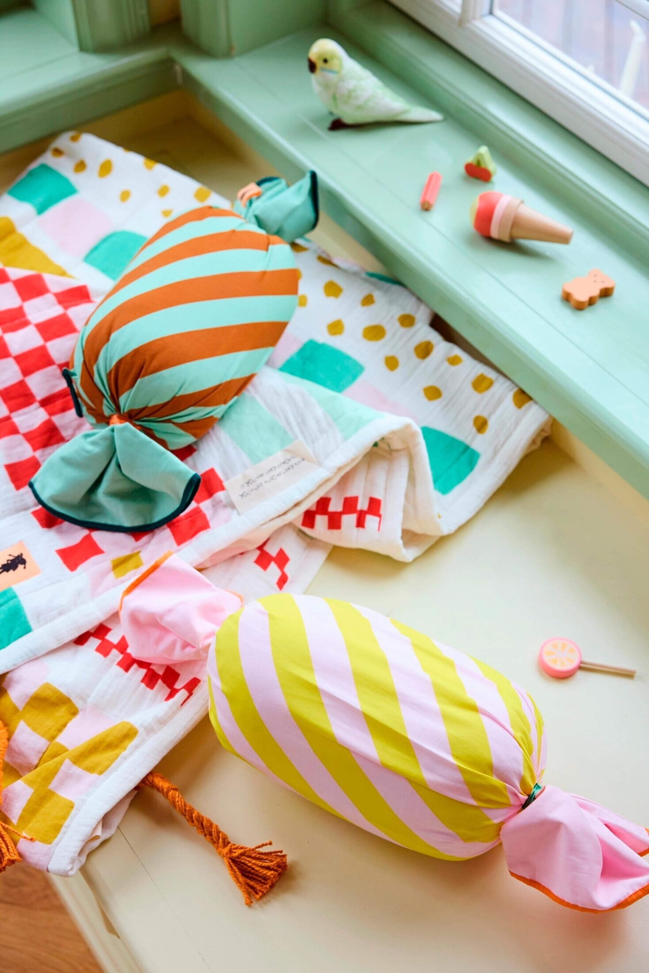 Kids Concept Kids Concept Bonbon-Kissen rosa Pippi Langstrumpf