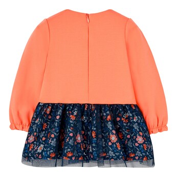 Kleid langarm Pailletten-Schmetterling Blumen 