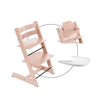 Bundle Treppenhochstuhl inklusive Babyset & Tray