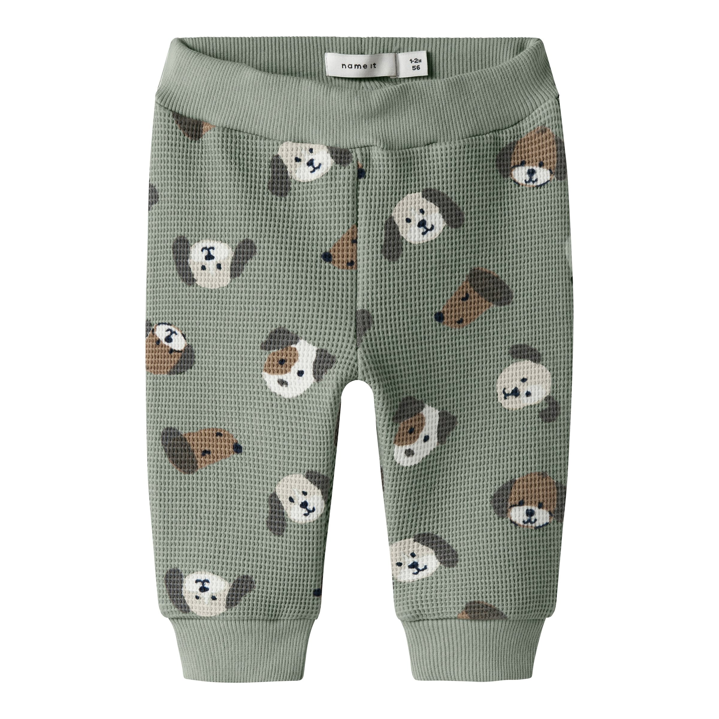 Name It Jogginghose Hunde Waffelpiqué