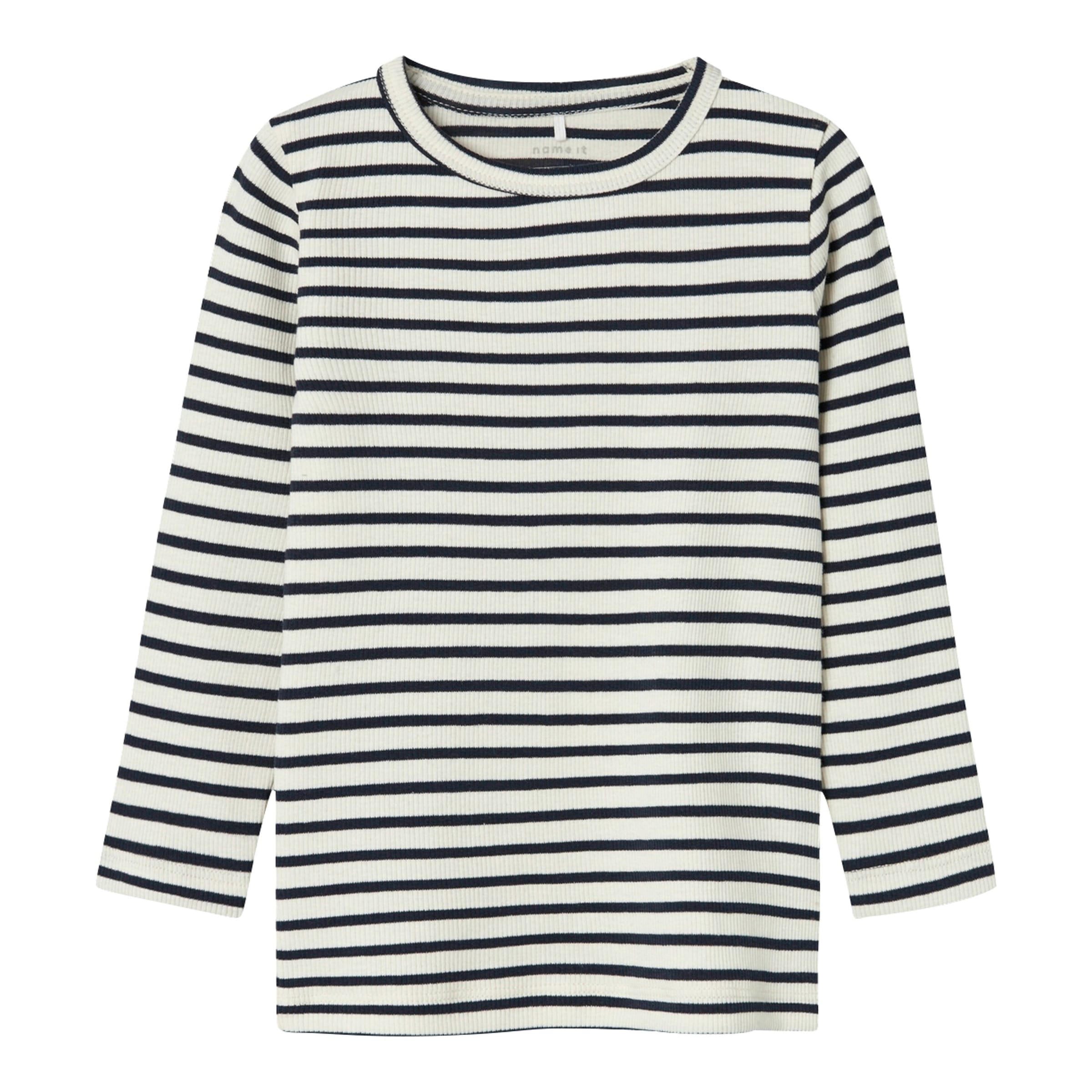 Name It Shirt langarm Ringel Rippqualität