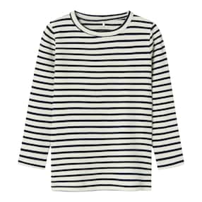 Shirt langarm Ringel Rippqualität