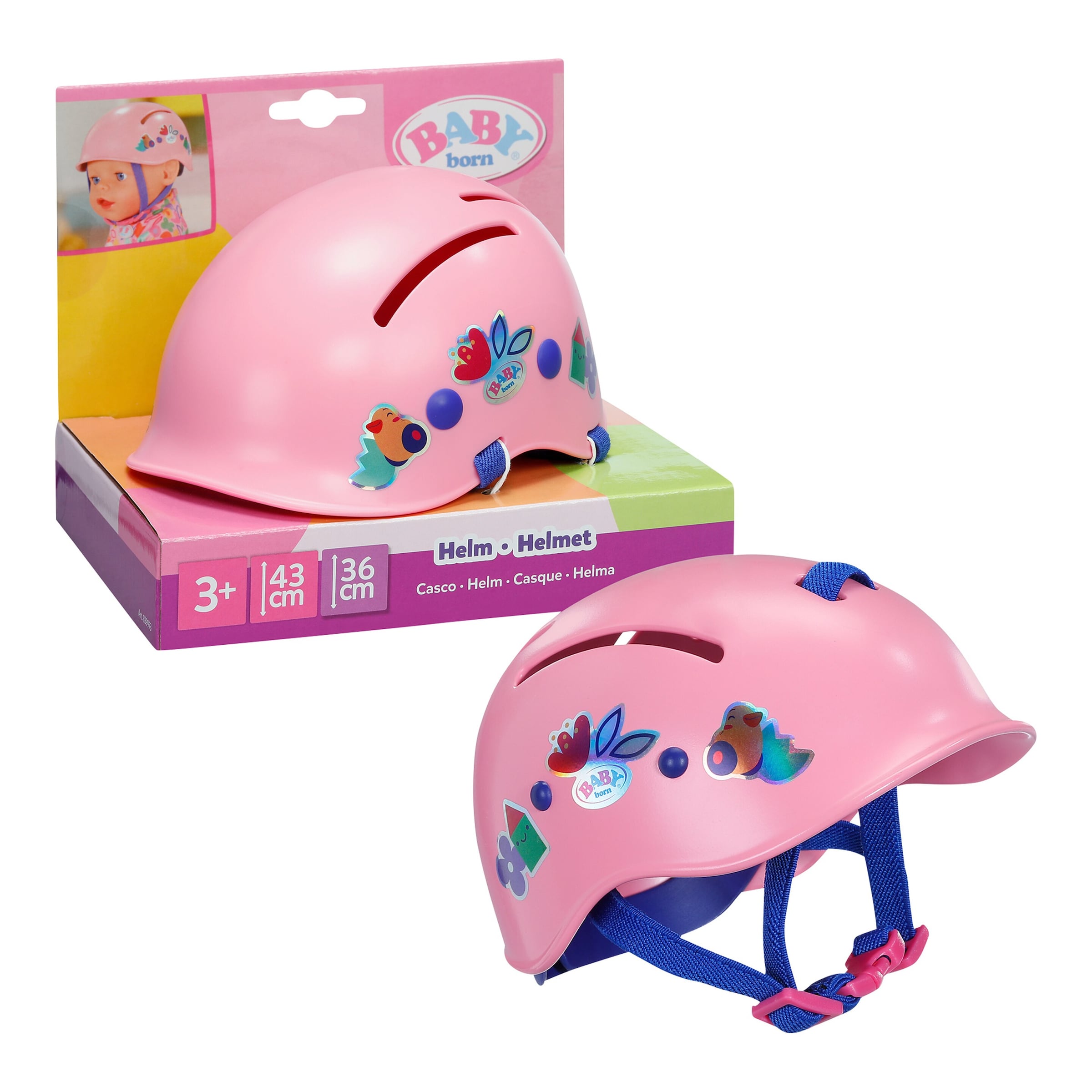 Zapf Creation Baby Born Puppen Helm 43cm