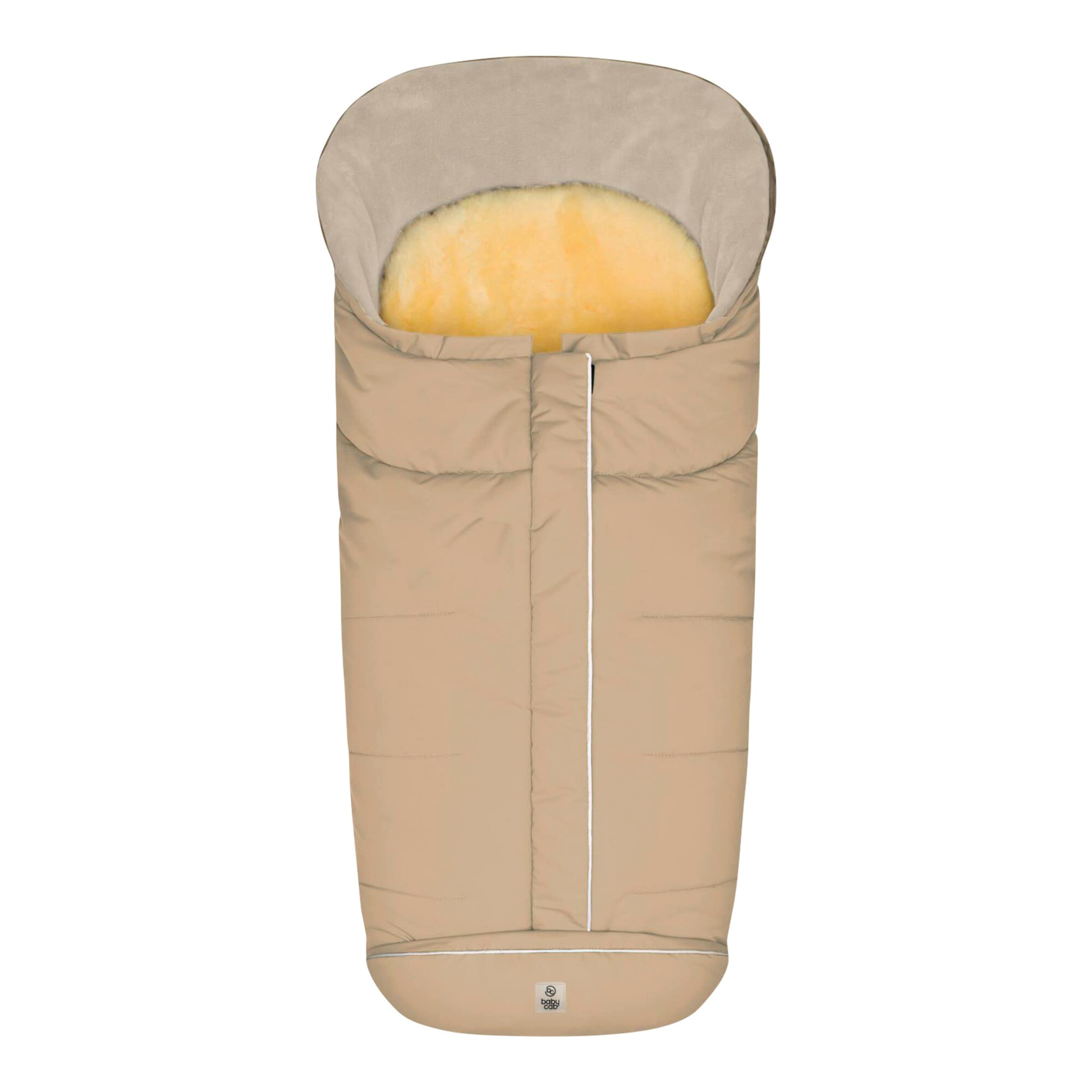 Babycab Lammfell-Fußsack Inari für Kinderwagen, Buggy natur