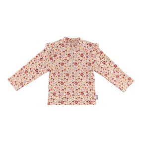 T-shirt de bain à manches longues avec protection anti-UV Fleurs