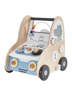 Baby Lauflernwagen mit Bremse, Holz FSC