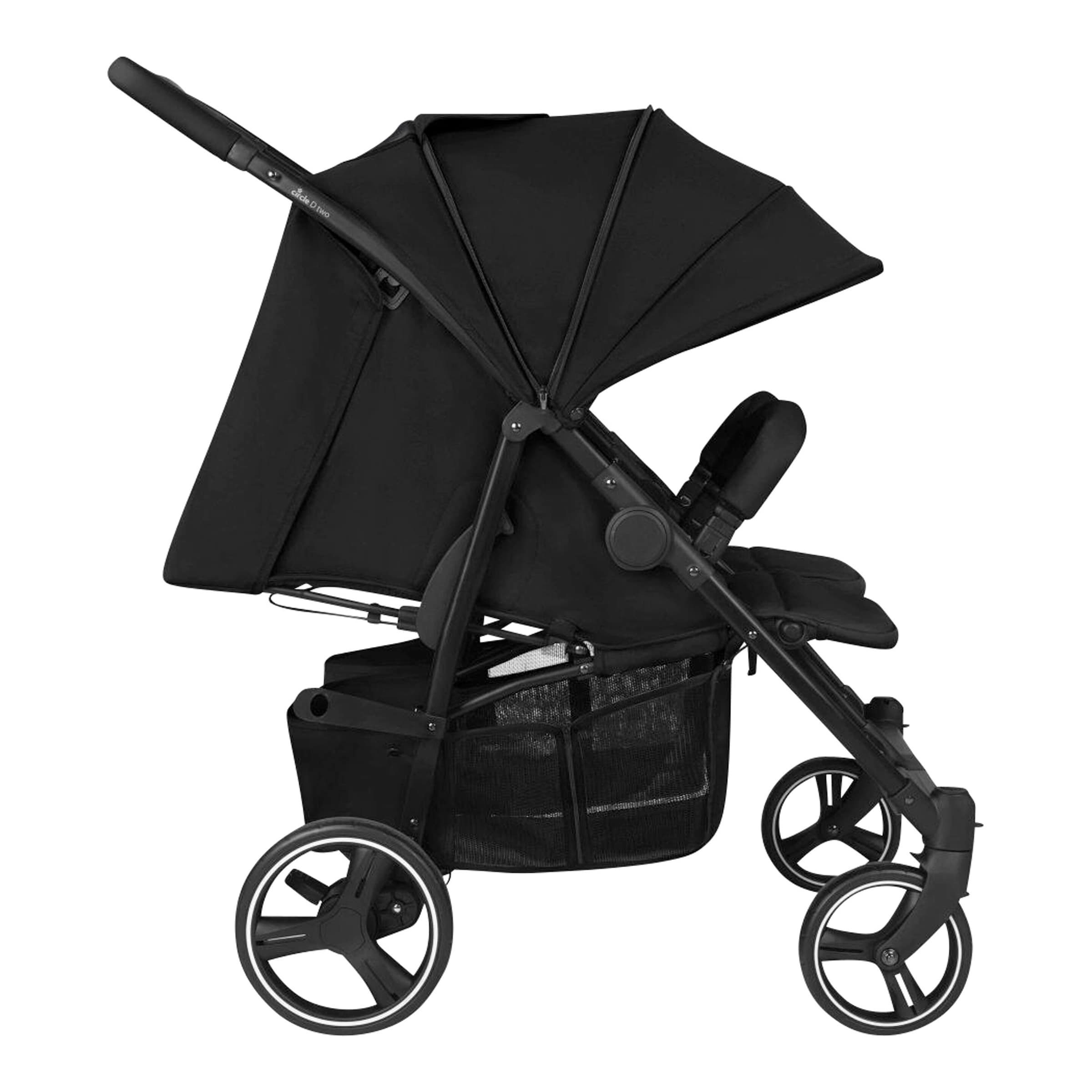 Thumbnail - Circle Kinderwagen Geschwisterwagen D Two schwarz