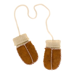 Moufles en fourrure d'agneau