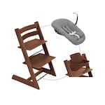 Produkt Bundle Treppenhochstuhl Eiche inkl. Newbornset deep grey & Babyset