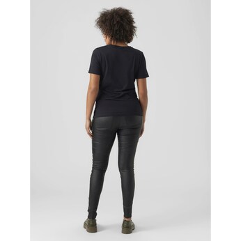Umstands-Hose Lederoptik