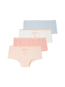 4er-Pack Mädchen Shortys BASIC