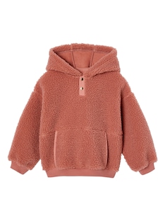 Mädchen Kapuzenpullover aus Teddyfleece