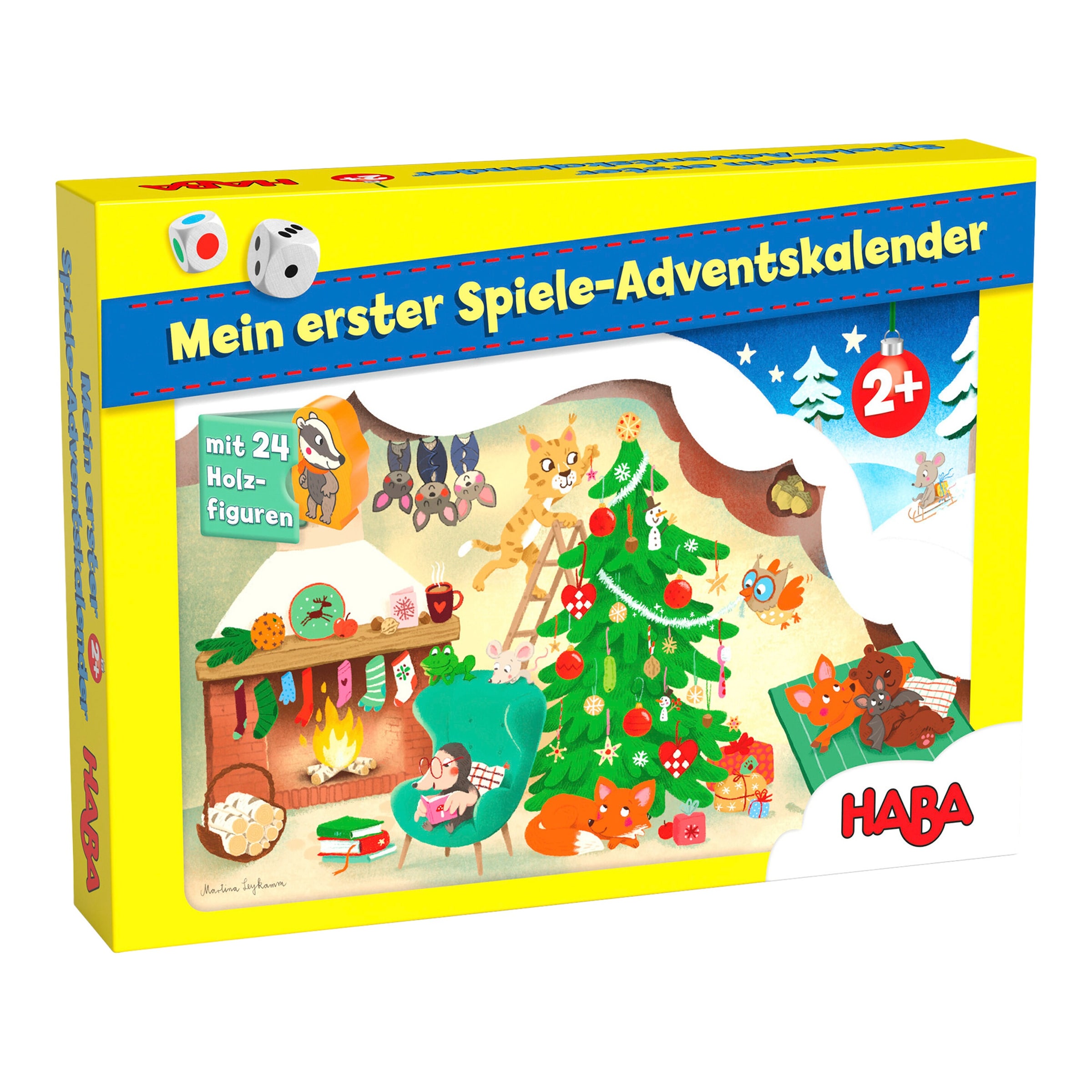 HABA Mon premier calendrier de l’Avent : Noël dans la caverne des mehrfarbig