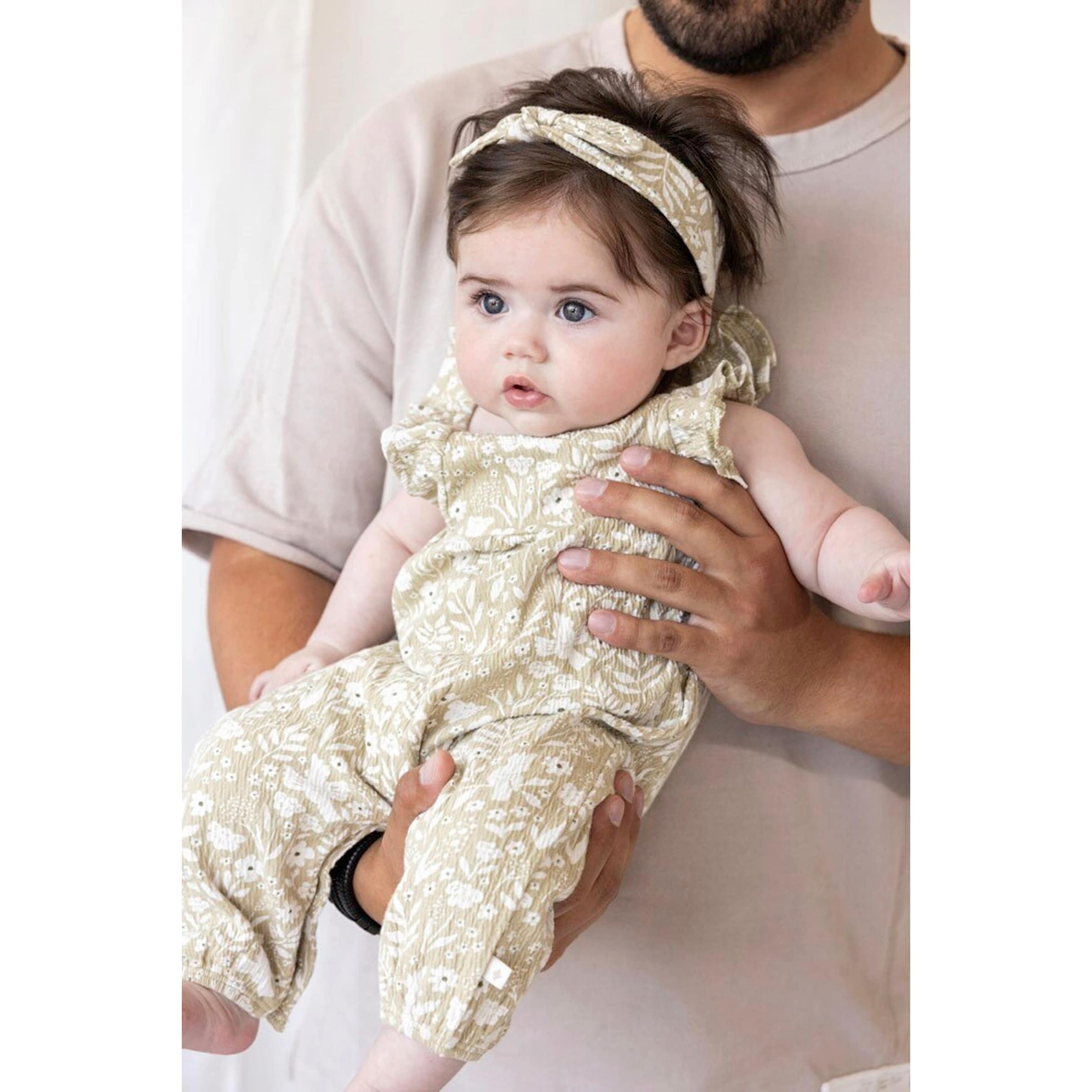 Krepp-Overall Blumen