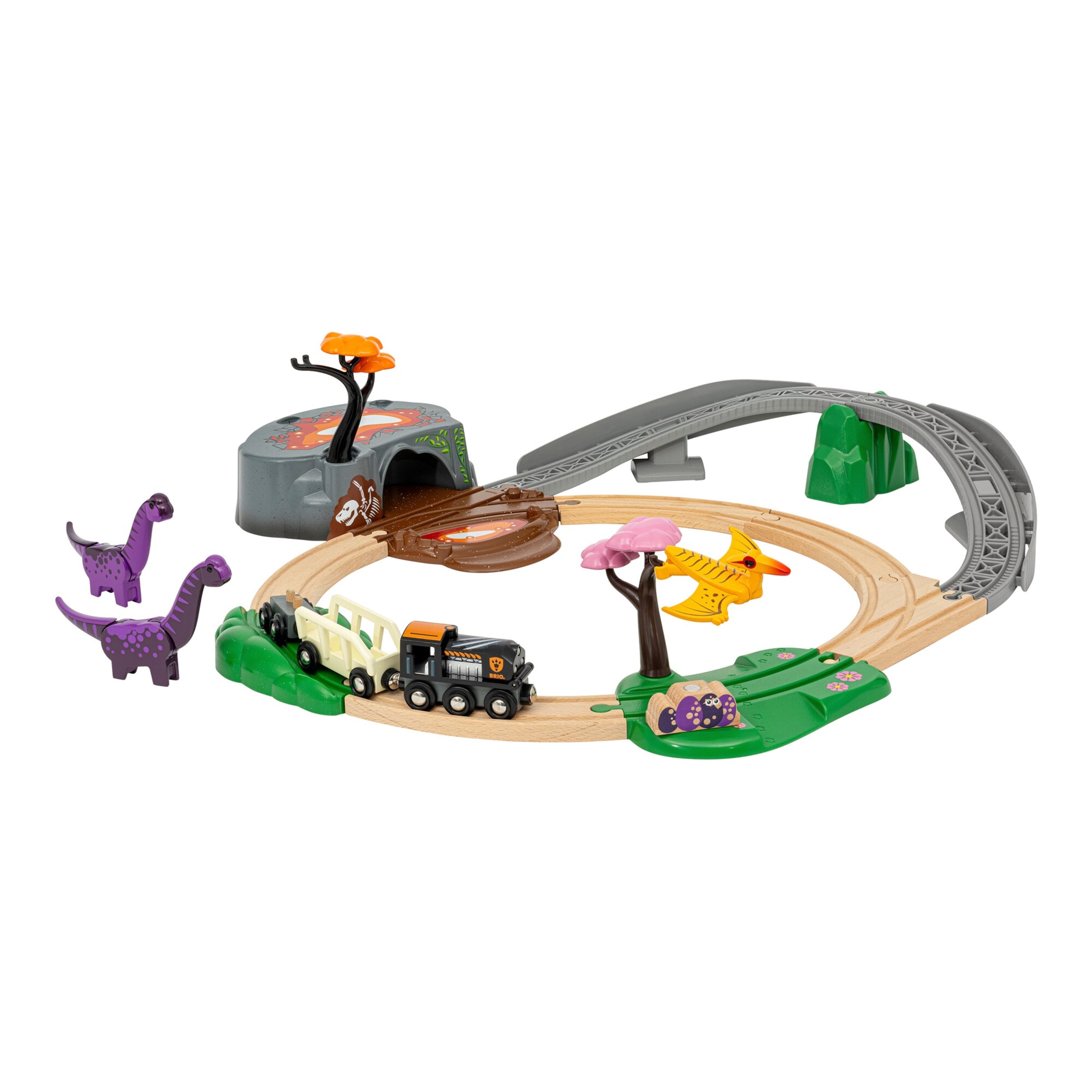 Brio Eisenbahn-Set Dinosaurier Abenteuer-Set