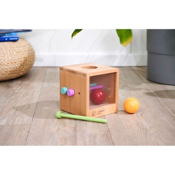 Montessori Box mit Kugeln