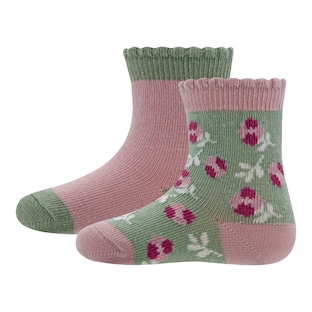 2er-Pack Socken Blumen