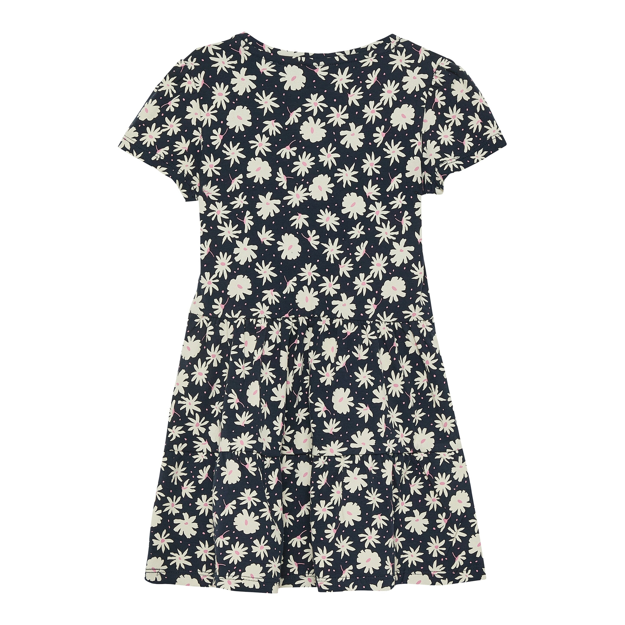 S.Oliver Kleid kurzarm Blumen