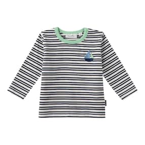 T-shirt à manches longues rayures bateau