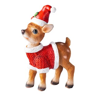 Dekofigur „Weihnachts-Bambi“