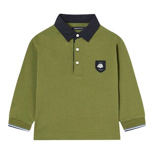 Poloshirt langarm Piqué