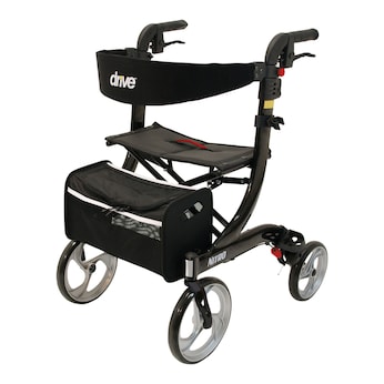 Rollator Nitro für innen & außen, klappbar, zum Sitzen & Fahren