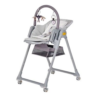 Kinderkraft Hochstuhl LASTREE grey