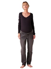 Slim-Fit-Umstandsjeans, Seamless-Bund WATERLESS, Bundweite verstellbar
