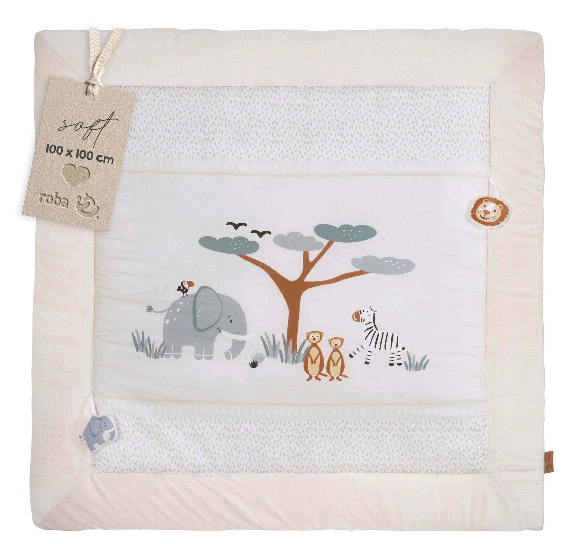 Roba Spiel- und Krabbeldecke Savanna Friends