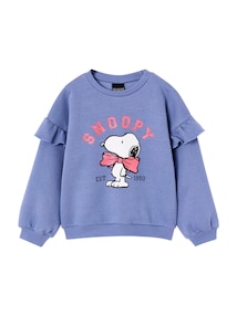 Sweatshirt mit Volantärmel Mädchen PEANUTS SNOOPY