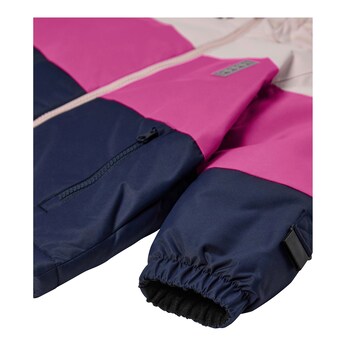 Winterjacke mit abnehmbarer Kapuze LWJER Colorblock