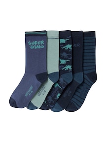 5er-Pack Socken SUPER DINO, Kinder