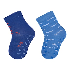 2er-Pack ABS-Krabbelsocken Krake