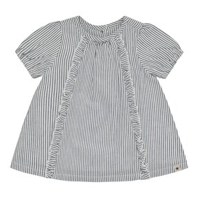 Kleid kurzarm Ringel