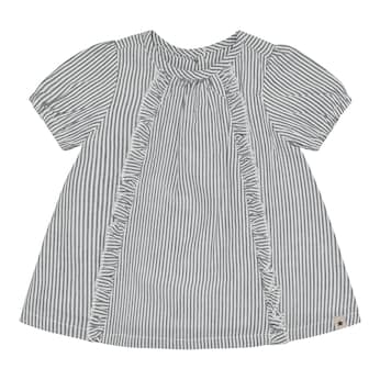 Kleid kurzarm Ringel