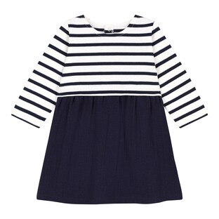Kleid langarm Ringel